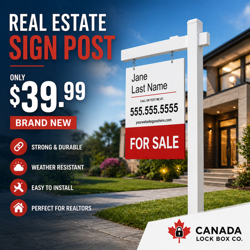 Real Estate Sign Post – Professional Outdoor “For Sale” Display | Durable & Weather-Resistant