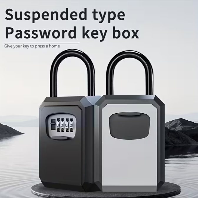 4 Digit Combination Lockbox for Keys