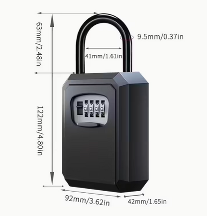 4 Digit Combination Lockbox for Keys