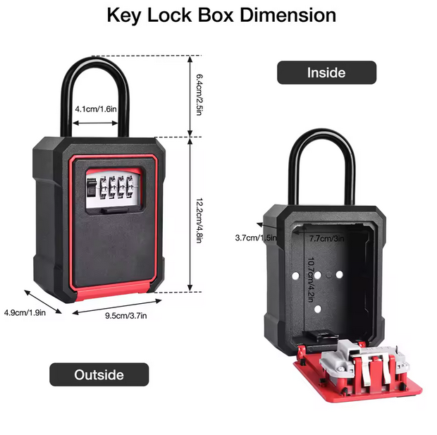 high-security key lockbox